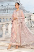 Maria B Pink Embroidered Chiffon Suit | Unstitched