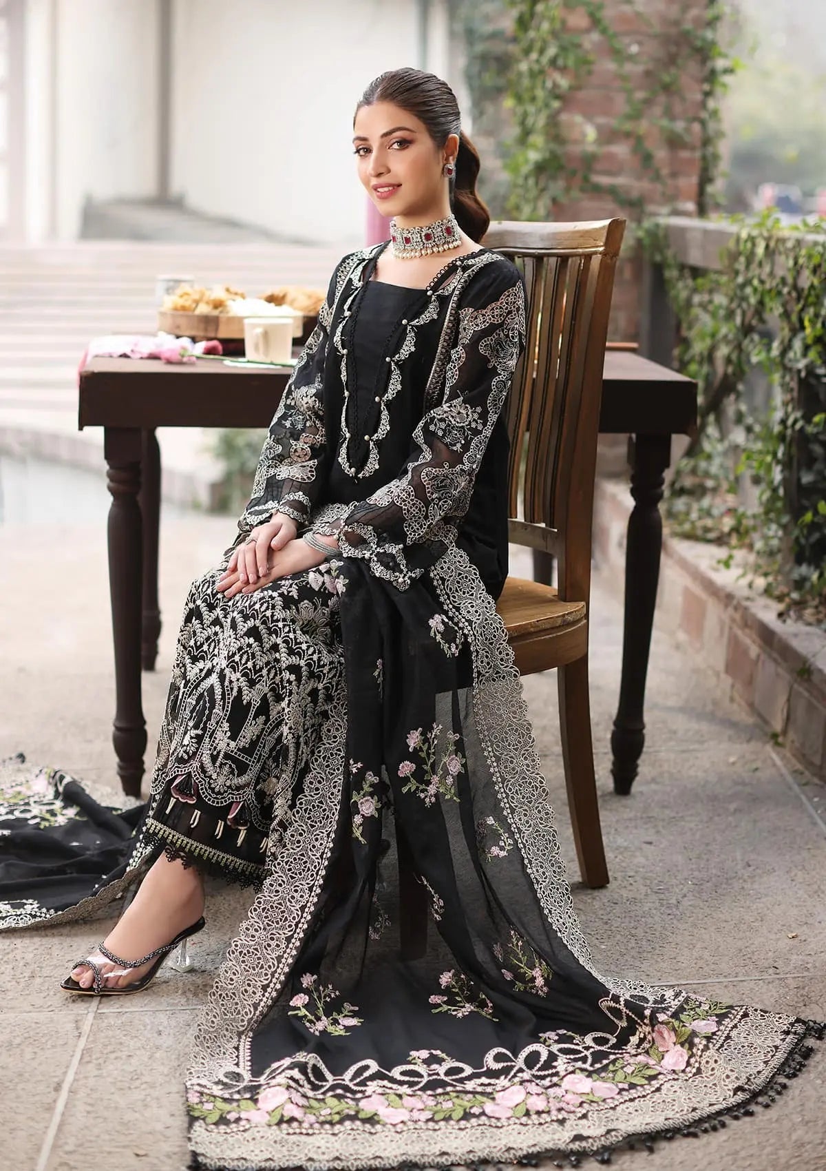 3 Piece Fully Embroidered Premium Lawn Fabric Unstitched Suit
