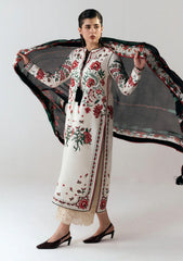 Inali 3PC Embroidered Suit with Silk Dupatta