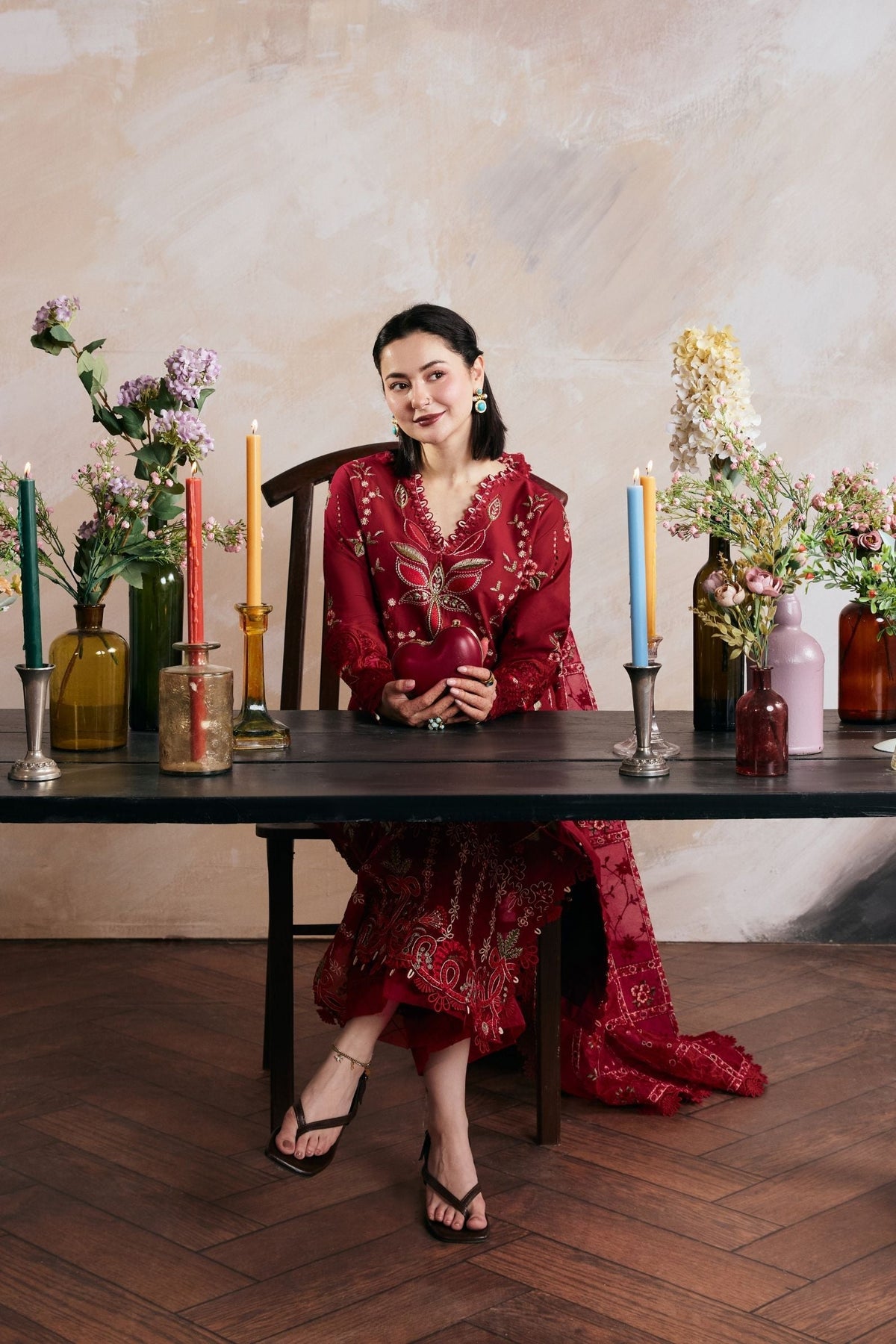 Maryam Hussain - Daneen Luxury Embroidered Lawn 3PC Suit