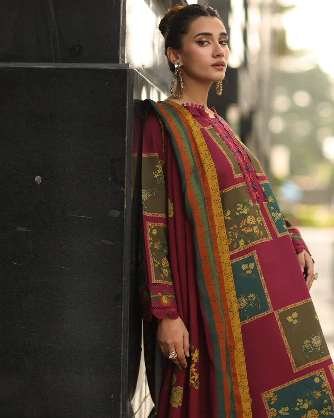 Charizma Winter Karandi Digital Print 3PC Unstitched Dress