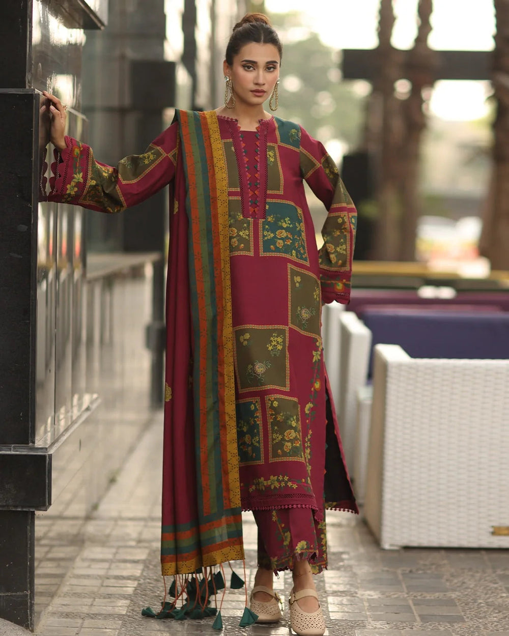 Charizma Winter Karandi Digital Print 3PC Unstitched Dress