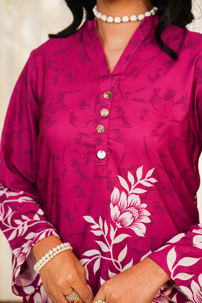 Hazel Printed Linen Co-ord Set | Ready-to-Wear