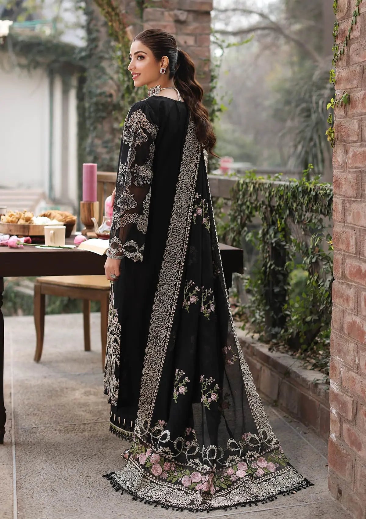 3 Piece Fully Embroidered Premium Lawn Fabric Unstitched Suit