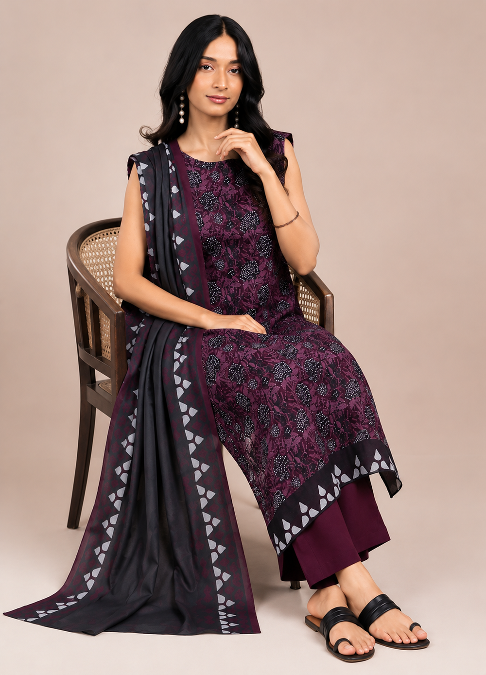 Alkaram Summer Printed Lawn 3 Piece Unstitched Suit