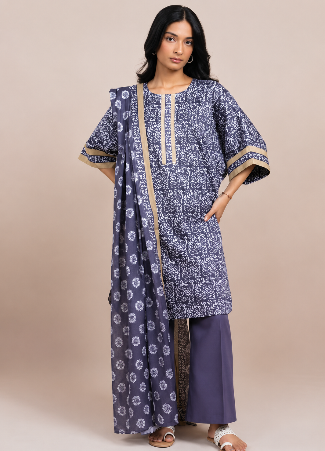 Alkaram Summer Printed Lawn 3 Piece Unstitched Suit