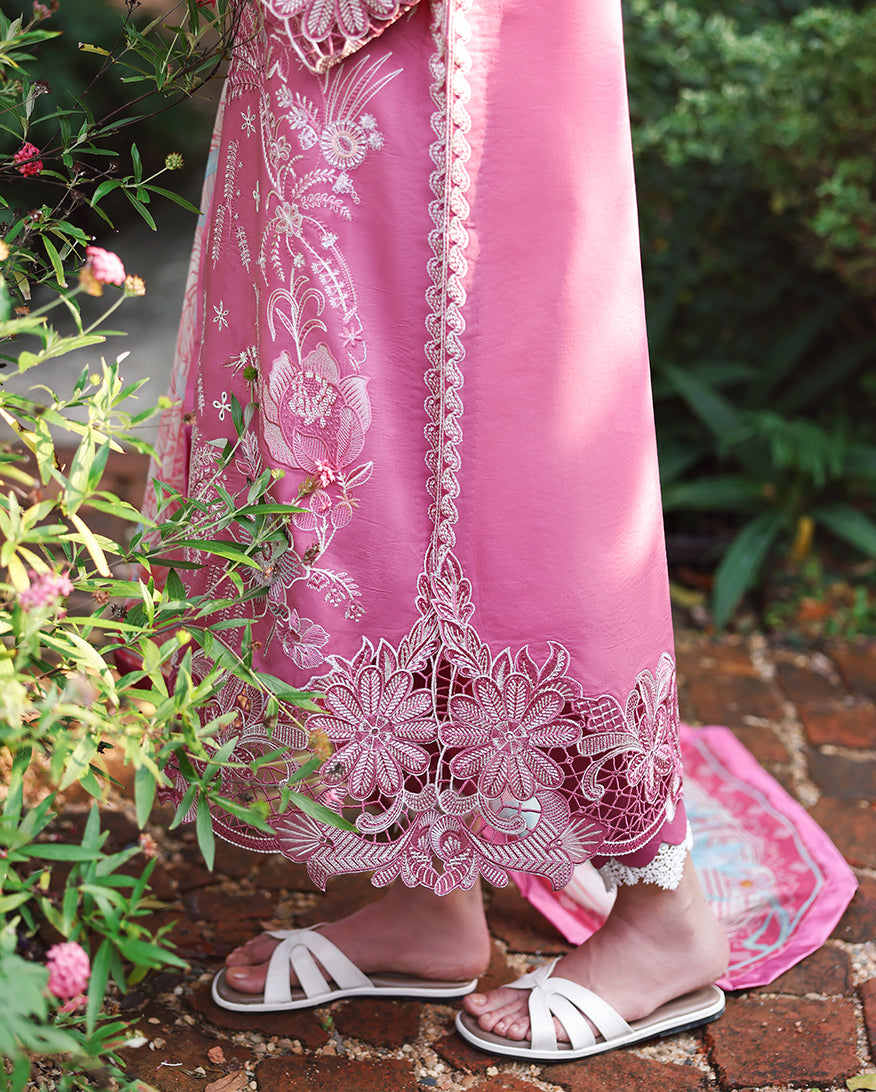 Mushq - Mystic Camellia Embroidered Lawn 3PC Suit (HUNSS260208)