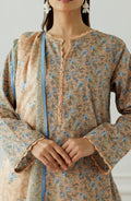 Orient Printed Lawn 3-Piece Unstitched Suit
