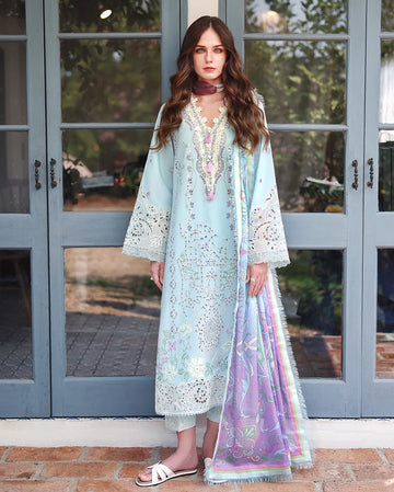 Secret Blossom 3PC Embroidered Lawn Suit