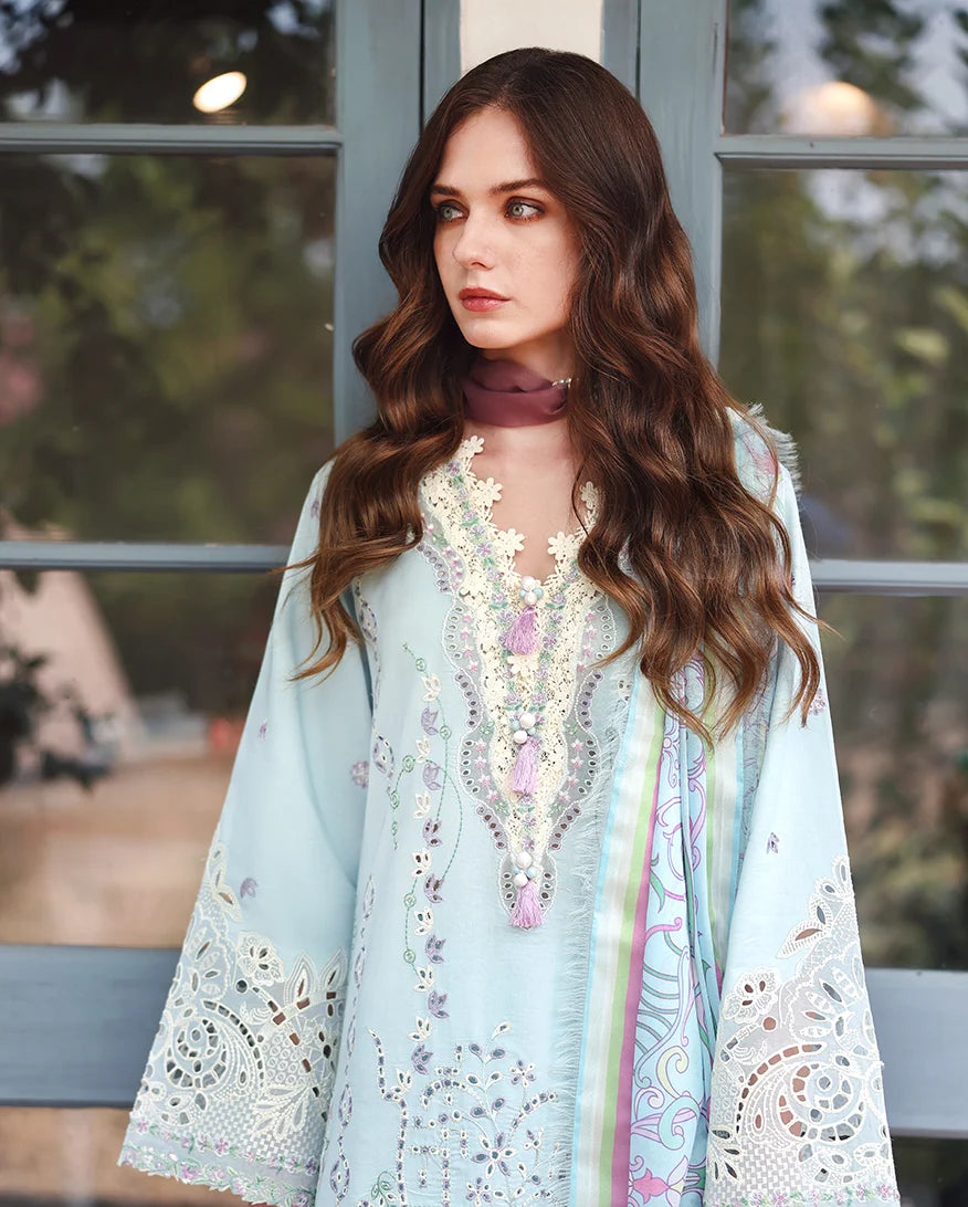 Secret Blossom 3PC Embroidered Lawn Suit