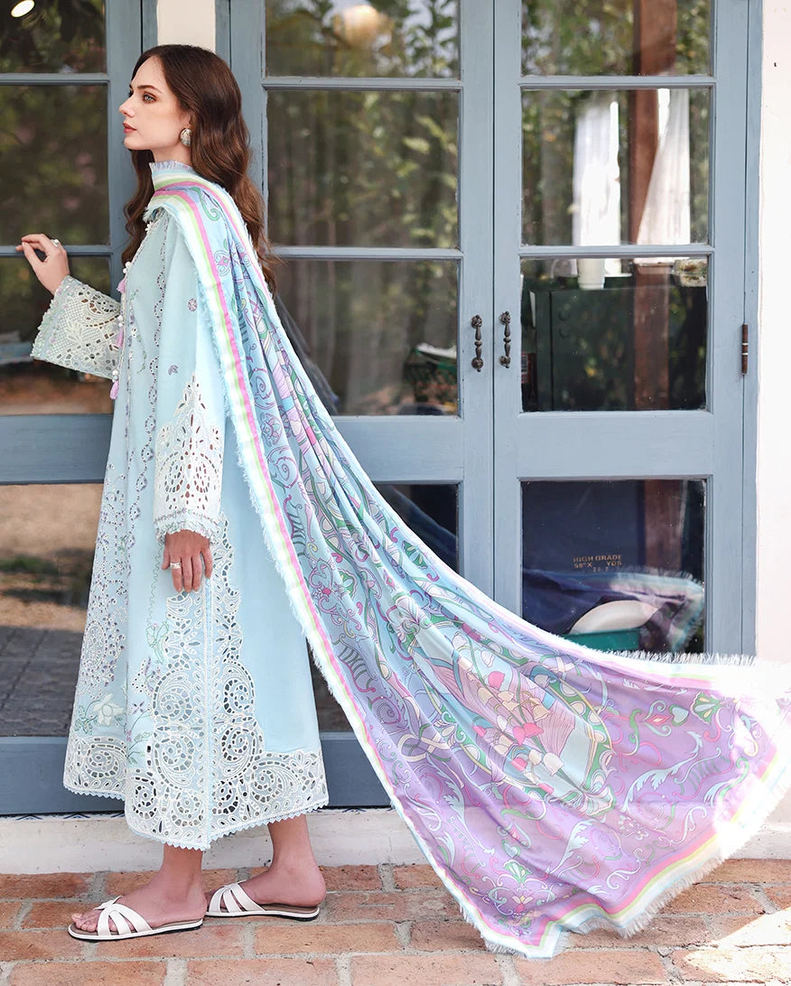 Secret Blossom 3PC Embroidered Lawn Suit