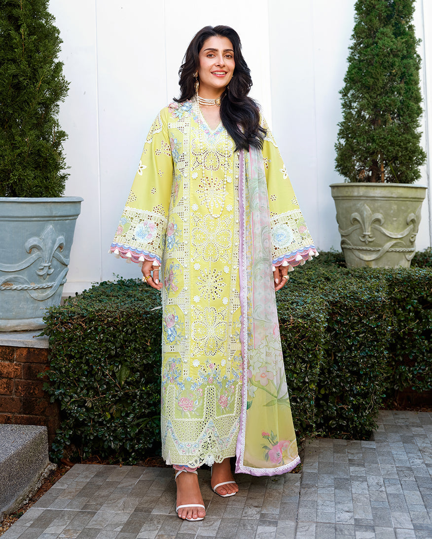 Mushq Amoi Luxury Lawn 3 Piece Unstitched Suit – Tender Whisper
