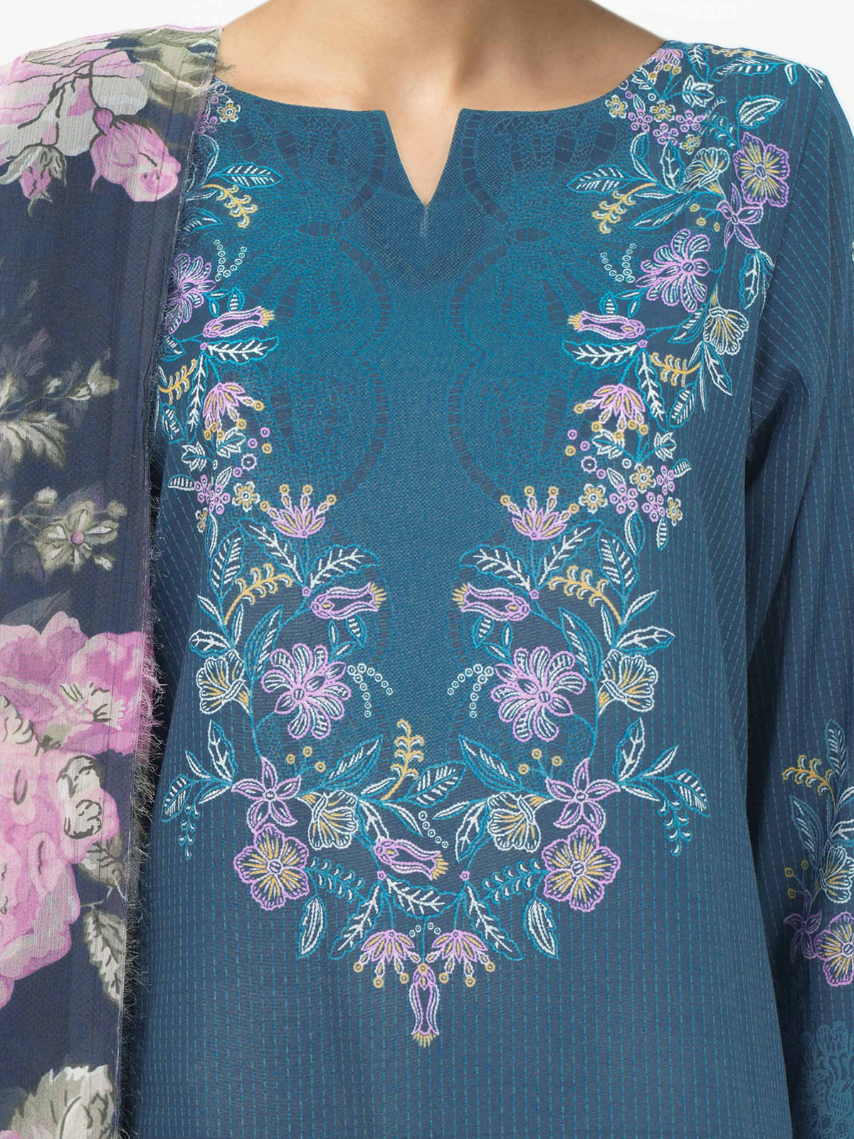 Limelight 3 Piece Unstitched Printed Suit