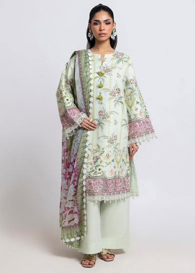 Nawabs Garden Digital Printed Cambric 3 Piece Unstitched Suit