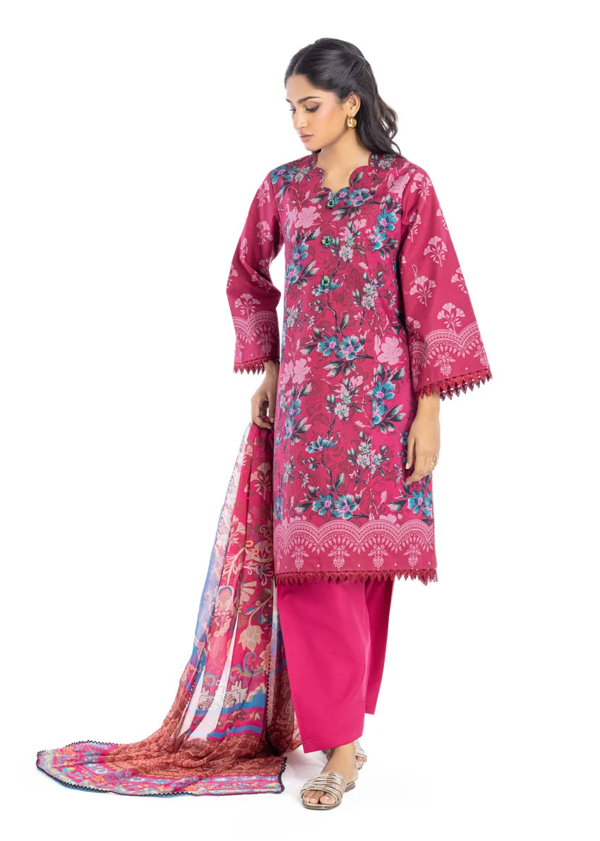 Bonanza Satrangi 3 Piece Unstitched Printed Suit