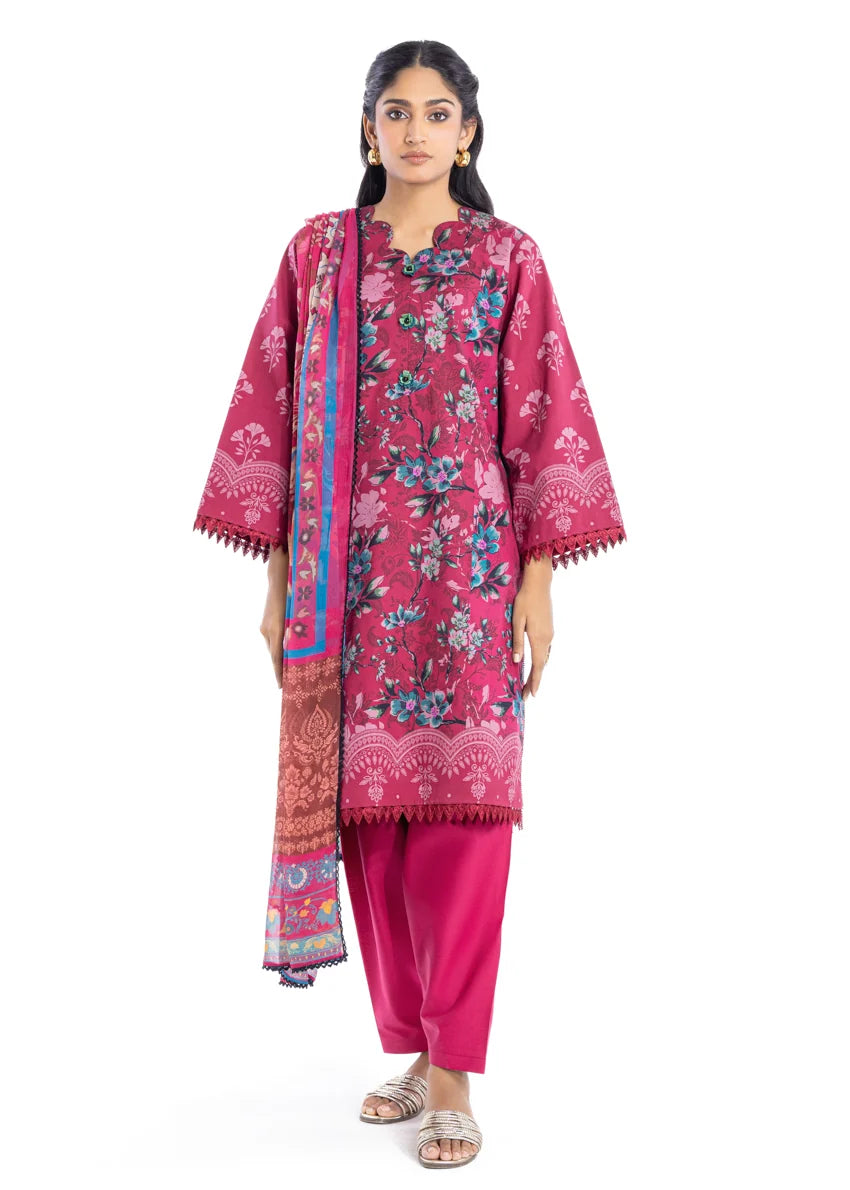 Bonanza Satrangi 3 Piece Unstitched Printed Suit