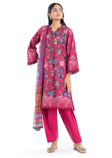Bonanza Satrangi 3 Piece Unstitched Printed Suit