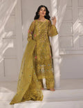 Aneelas Luxury Organza Embroidered 3-Piece Suit