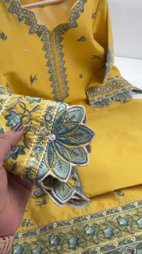 Aneelas - Stitched Lawn Embroidered Shirt & Trouser 2PC Suit (LUX-26-76)