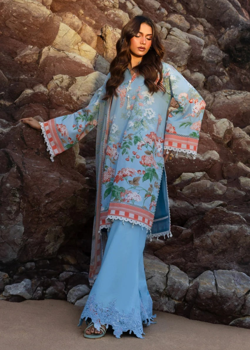 Blush Digital Printed Lawn 3-Piece Suit