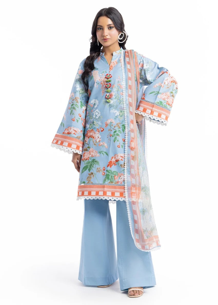 Blush Digital Printed Lawn 3-Piece Suit