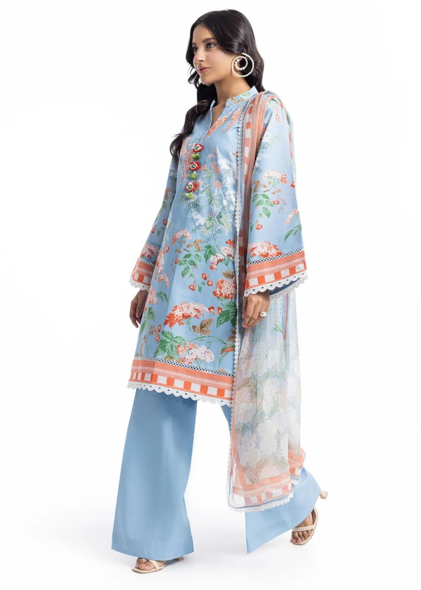 Blush Digital Printed Lawn 3-Piece Suit