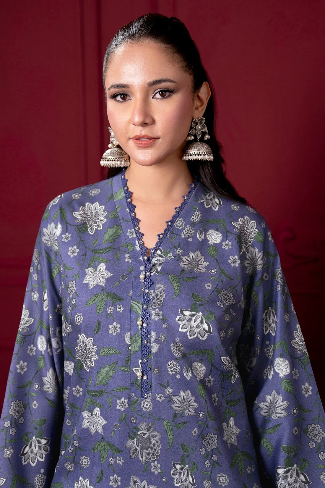Digital Printed Linen 2-Piece Suit