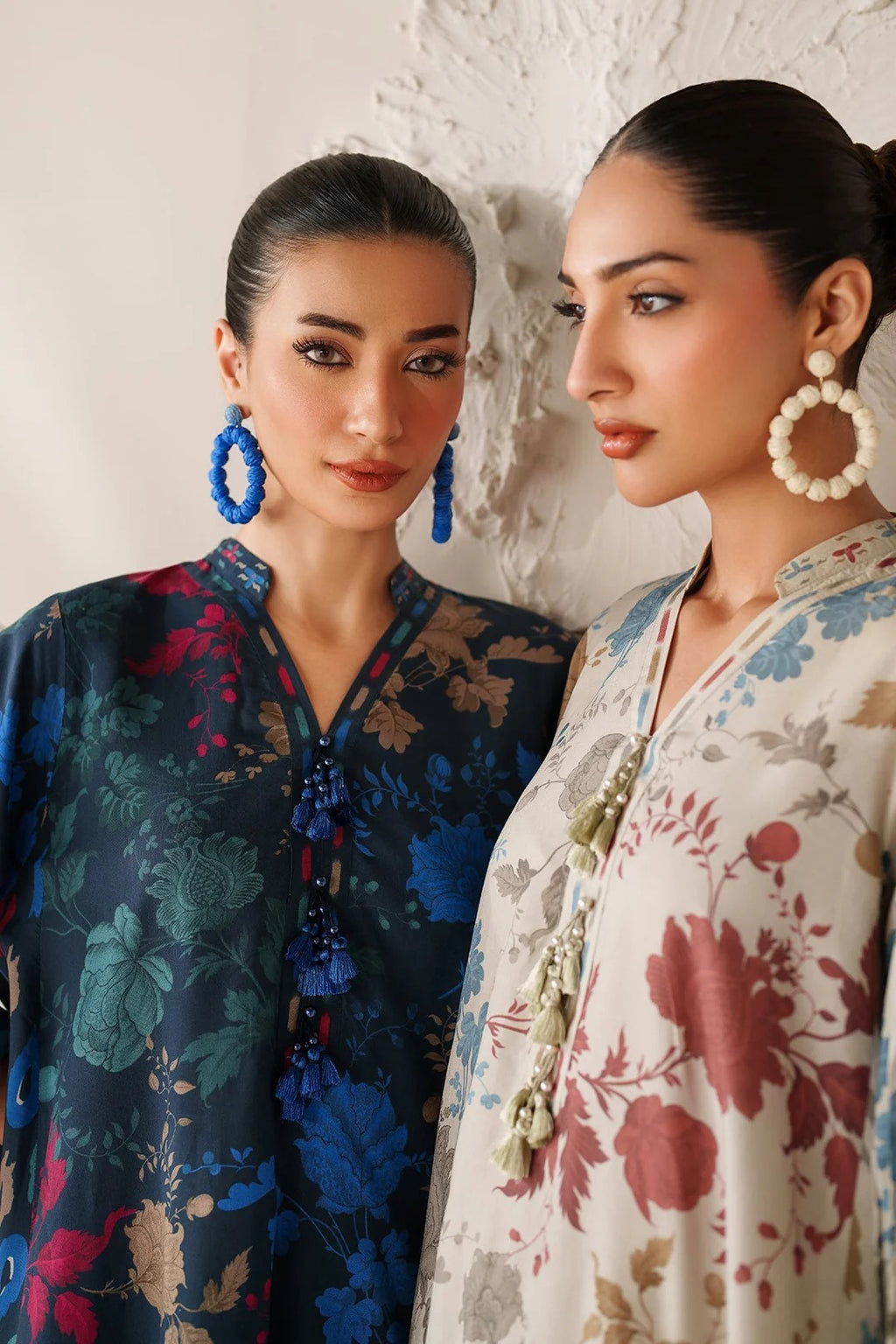 Digital Printed Viscose 3-Piece Set with Shawl