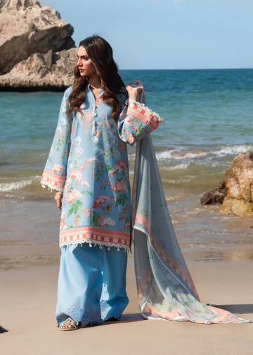 Blush Digital Printed Lawn 3-Piece Suit