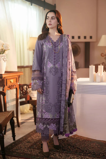 3 Piece Fully Embroidered Lawn Fabric Unstitched Suit