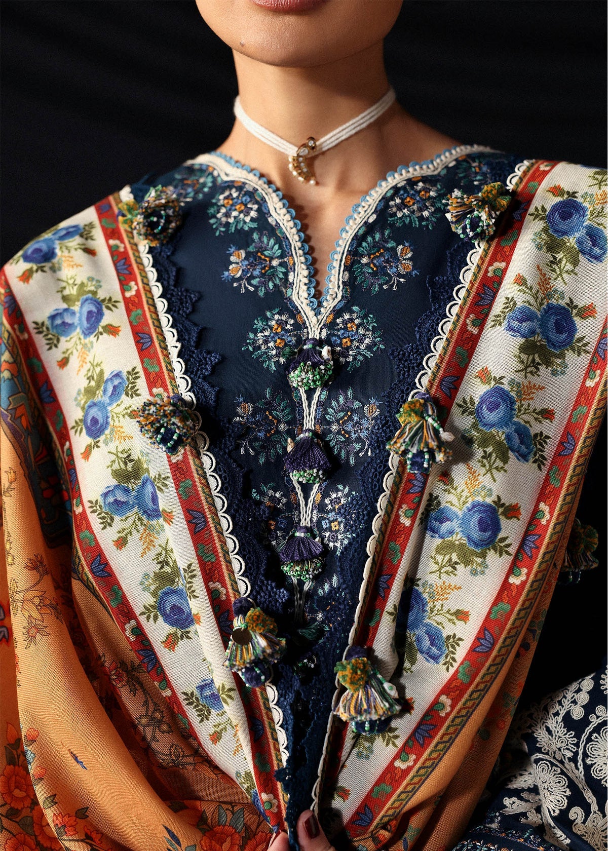Hussain Rehar Luxury Khaddar 3 Piece Unstitched Suit – Chashm-e-Bahr