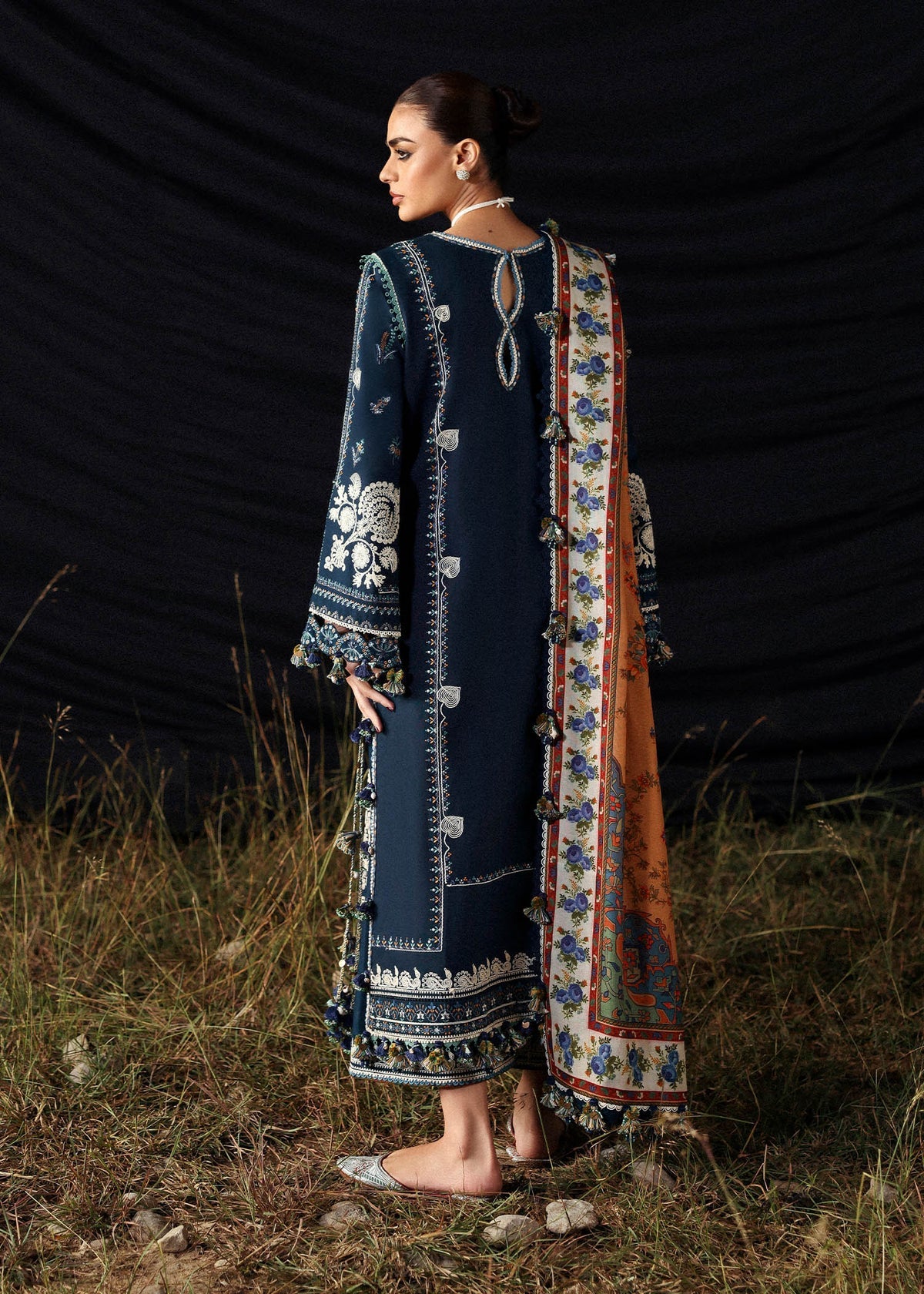 Hussain Rehar Luxury Khaddar 3 Piece Unstitched Suit – Chashm-e-Bahr